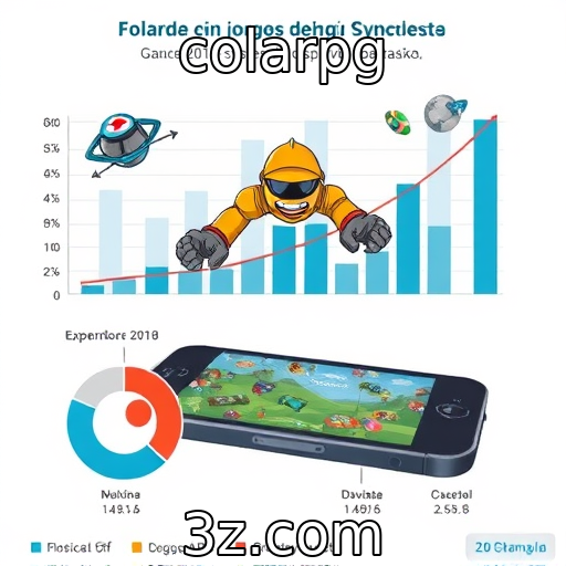 Crescimento do mercado de jogos em dispositivos móveis